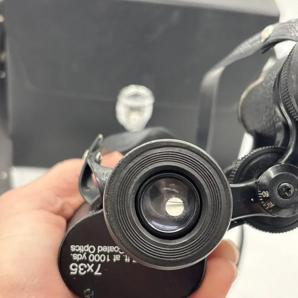 Jason Empire Binoculars 7x35 with Case - Model 1111 Mercury Manual Focus